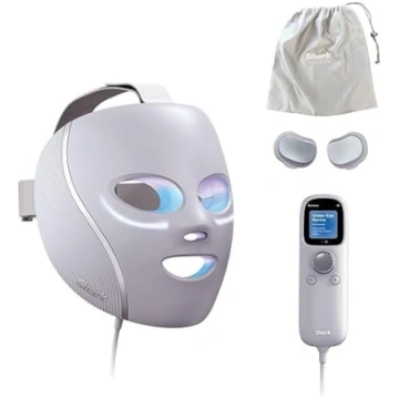 Shark CryoGlow LED Maske, Lichttherapie Maske, Küh