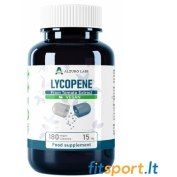 Alzuro Labs likopēns 180 kapsulas. (200:1 tomātu e
