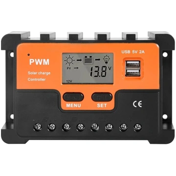 DEWIN Saules kontrolieris PWM Saules uzlādes kontr