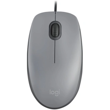 Logitech M110 Silent Wired Mouse, USB Type-A, 1000