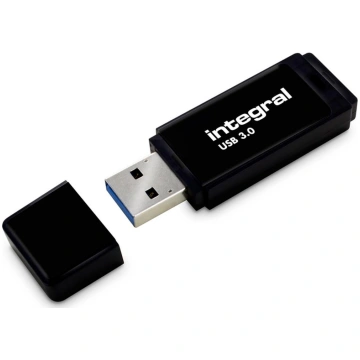Integral USB 64GB Black USB 3.0 with removable cap