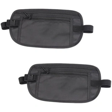 2 Pack Hidden Travel Money jostas vīriešiem un sie
