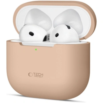 Tech-Protect silikona maciņš Apple AirPods 4 bēšs 