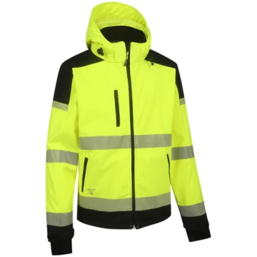 Augstas redzamības softshell jaka Palermo, dzelten