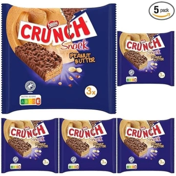 „Nestlé Crunch“ zemesriekstu sviesta batoniņi, kra