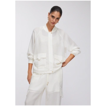 Mesh bomber jacket LIUJO