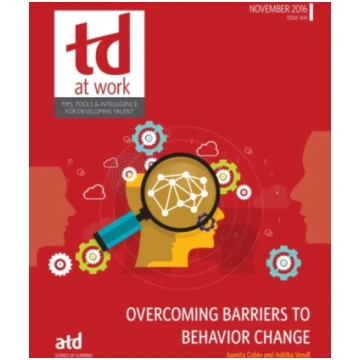 Overcoming Barriers to Behavior Change Juanita Cob