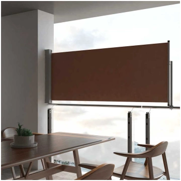 Izvelkama sānu markīze, 100x300 cm, brūna