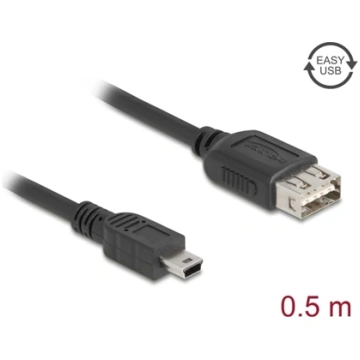 Delock USB 2.0 Cable USB Type Mini-B male to EASY 