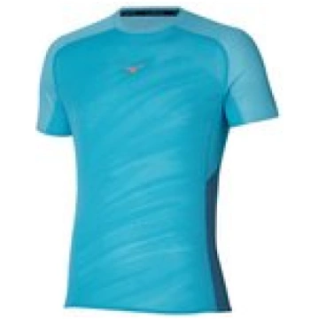 Mizuno Aero Tee - maui blue