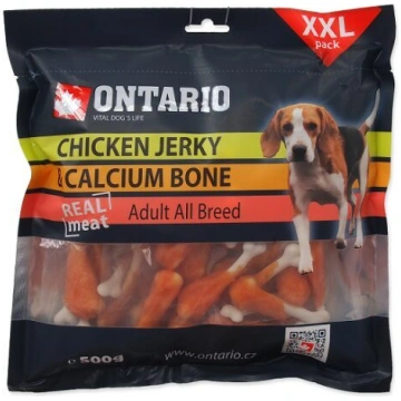 Ontario Chicken Jerky and Calcium Bone, 500 g