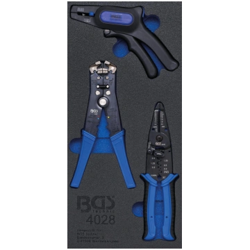 TOOL TRAY 1/3: WIRE PLIERS | 3 PCS. (4028) BGS Tec