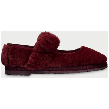 Mafalda Fur Garnet Flabelus