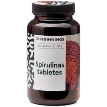 Spirulīna tabletes 190g The Beginnings