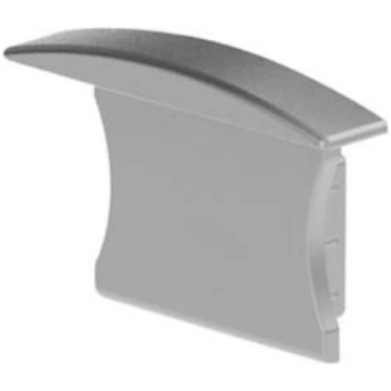 ALUMINIUM END CAP FOR RECESSED SLIMLINE 15 mm LED 