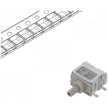 Switch: push-button | Pos: 2 | SPDT | 0.01A/28VAC 