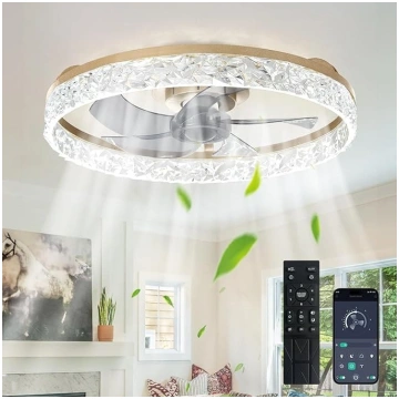 Depuley griestu ventilators ar gaismu un tālvadība
