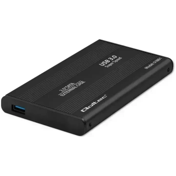 Qoltec alumīnija ārējā cietā diska ietvars HDD SSD