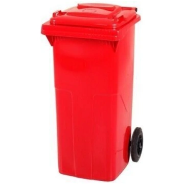 Atkritumu tvertne 120 l, sarkana Inna