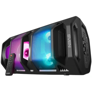 SVEN 2.0 portable speaker PS-670, black, power out