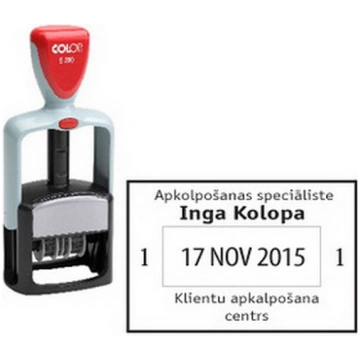 Zīmogs COLOP datumu numerators S360 D16 (ISO stand