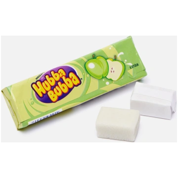 HUBBA-BUBBA Apfel košļājamā gumija ar ābolu garšu 