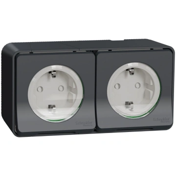 Kontaktligzda SCHNEIDER ELECTRIC MUREVA 2-vietīga 