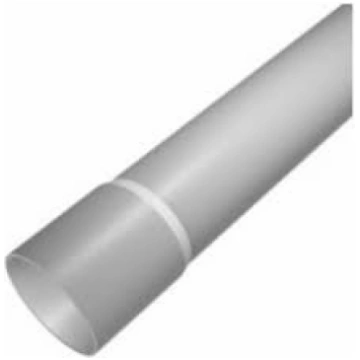 PVC caurule RLk-16 ar uzmavu 16mm 3m pelēka