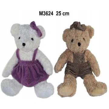 Mīkstais lācītis 25cm, dažādas krāsas Nav norādīts