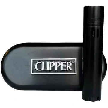 Metāla šķiltavas Clipper Jet Flame Black (melnas)