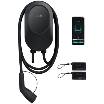 EV CHARGE A08 22 kW, 32A, TYPE 2, 3 FĀZES, KABELIS