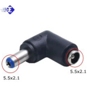 Adapteris, pāreja DC 12V Barrel connector 90° klēp