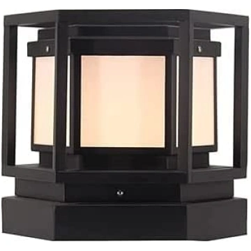 WQHPLMD Black Eclipse Solar Post Chapel Sunlights 