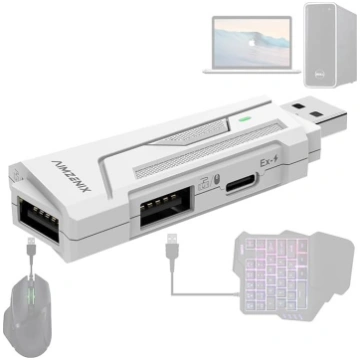 AX200 datora pele un spēļu tastatūras adapteris da