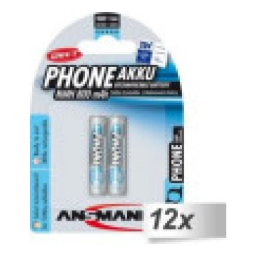 Ansmann Phone AAA R03 800mAh 24 gab. [Akumulator s