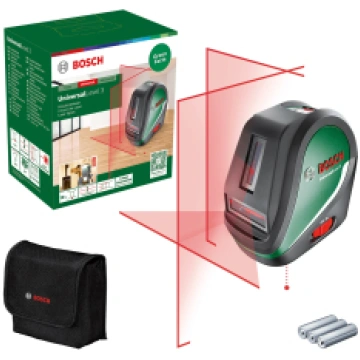 Bosch Universal Level3 Krustveida lāzera nivelieri