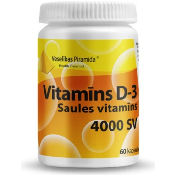 VITAMĪNS D3 4000SV kapsulas N60