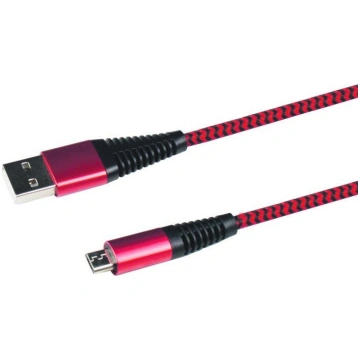 2GO USB Lade-/Datenkabel USB-A - Micro-USB 1m Nylo