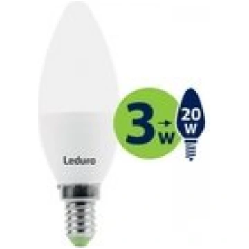 Leduro LED spuldze CL E14 3W