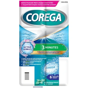 COREGA_Denture tīrīšanas tabletes, 6 gab