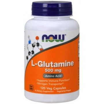 L-Glutamine 500 mg Now Foods 120 vcaps