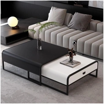 Extendable Coffee Table Set - Reinforced Carbon St