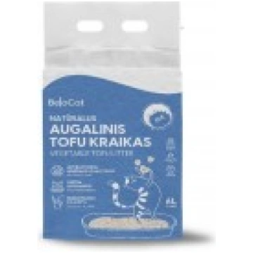 Tofu BeloCat Clumping Cat Litter Milk - dabīgi gra