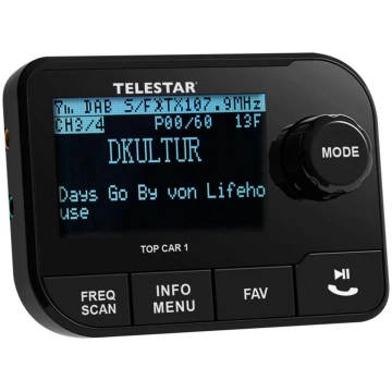 Telestar 5100001 radio Car Digital Black No name 5