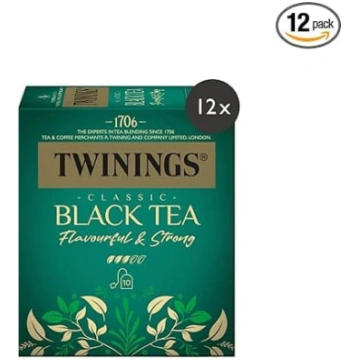 Twinings klasiskā melnā tēja maisiņos – klasiskā m