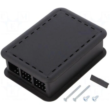 Enclosure: for computer | Raspberry Pi 4 B | black