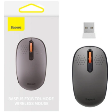 Baseus F01B Tri-Mode Wireless Mouse, Grey B0105550