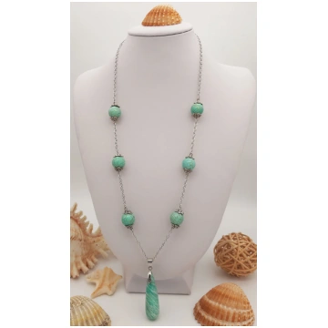 Parure 'Bitinia' di orecchini e collana 