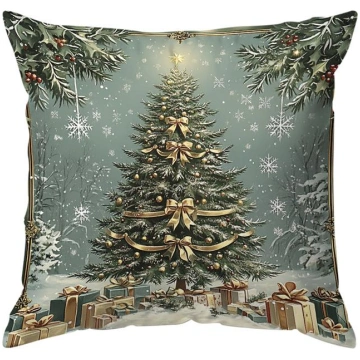 Christmas Decoration Cushions Pillowcase Polyester