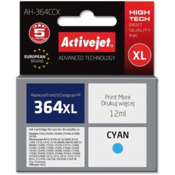 Activejet AH-364CCX HP Printer Ink, Compatible wit